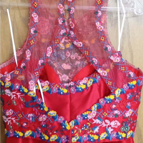 NWT-Prom/formal red 2 piece dress, never worn size 10, no alterations, new - Picture 5 of 17